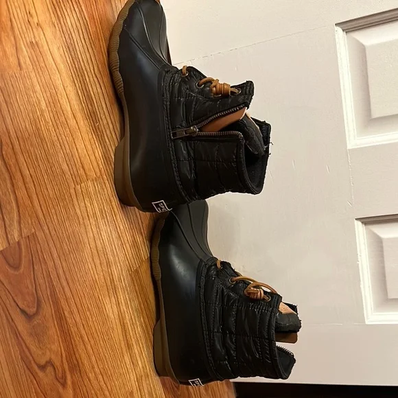 Sperry Black Duck Boots - Picture 2 of 5